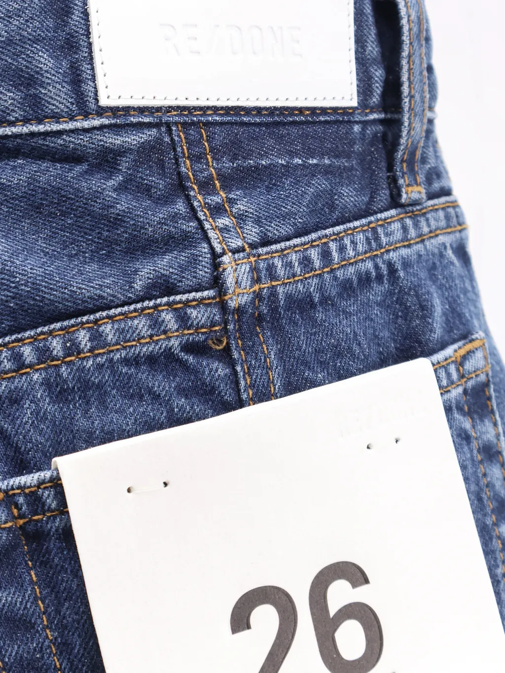 Re/Done Mid Rise Straight-Leg Jeans