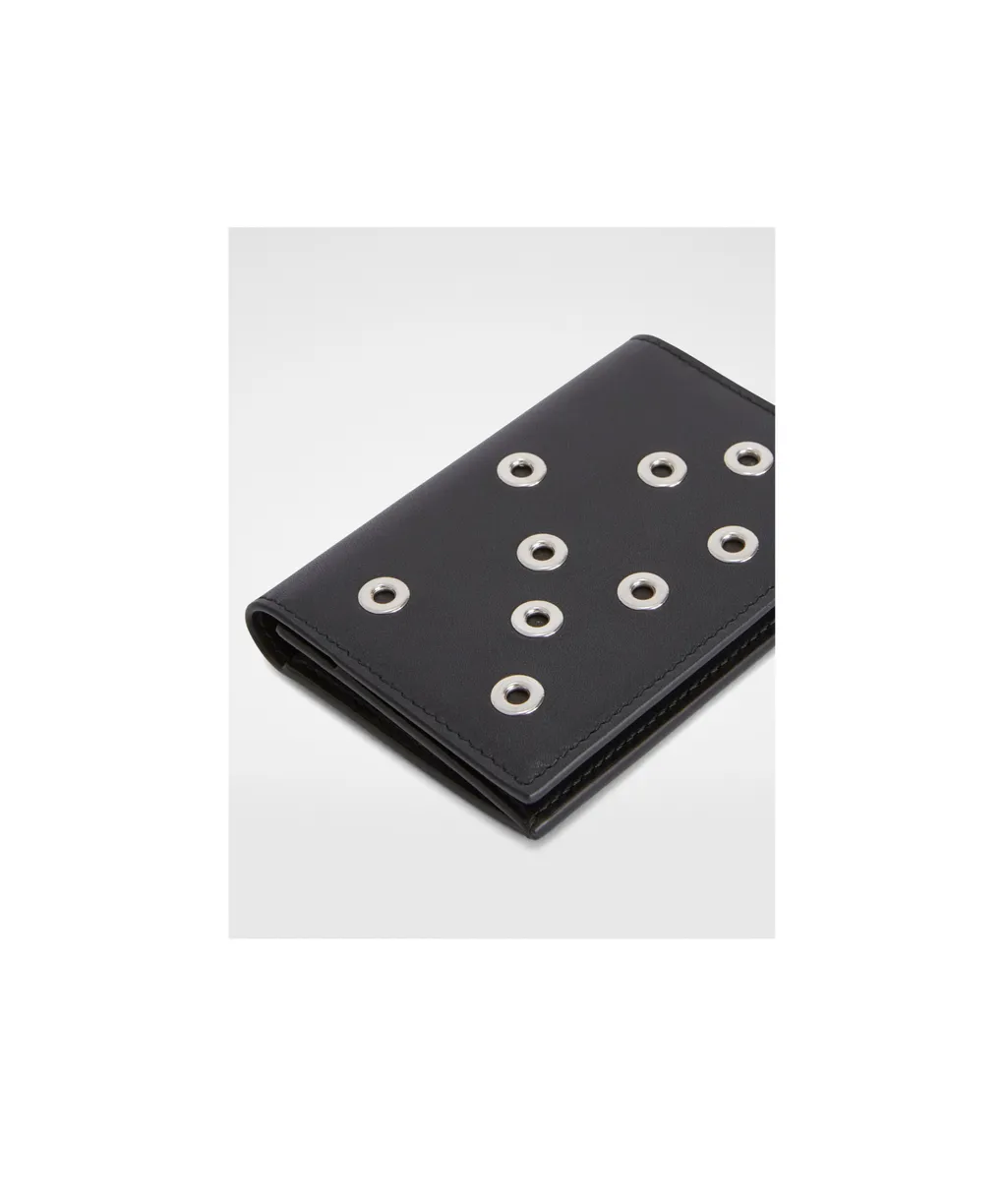 Jil Sander Stud-Detailed Bi-Fold Wallet