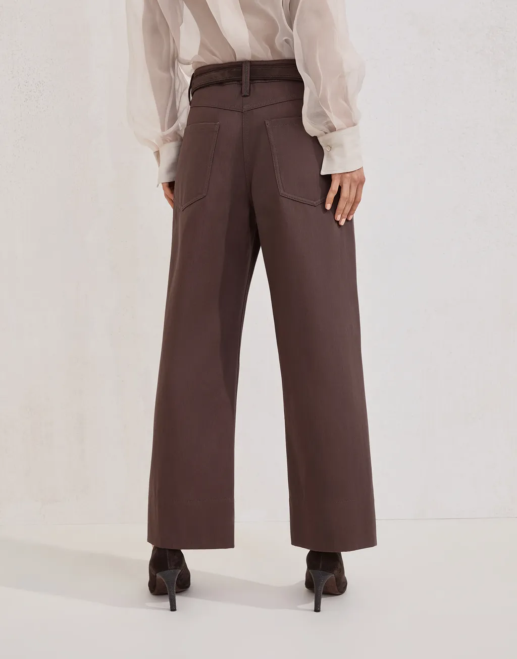 Pocketed Cotton Trousers