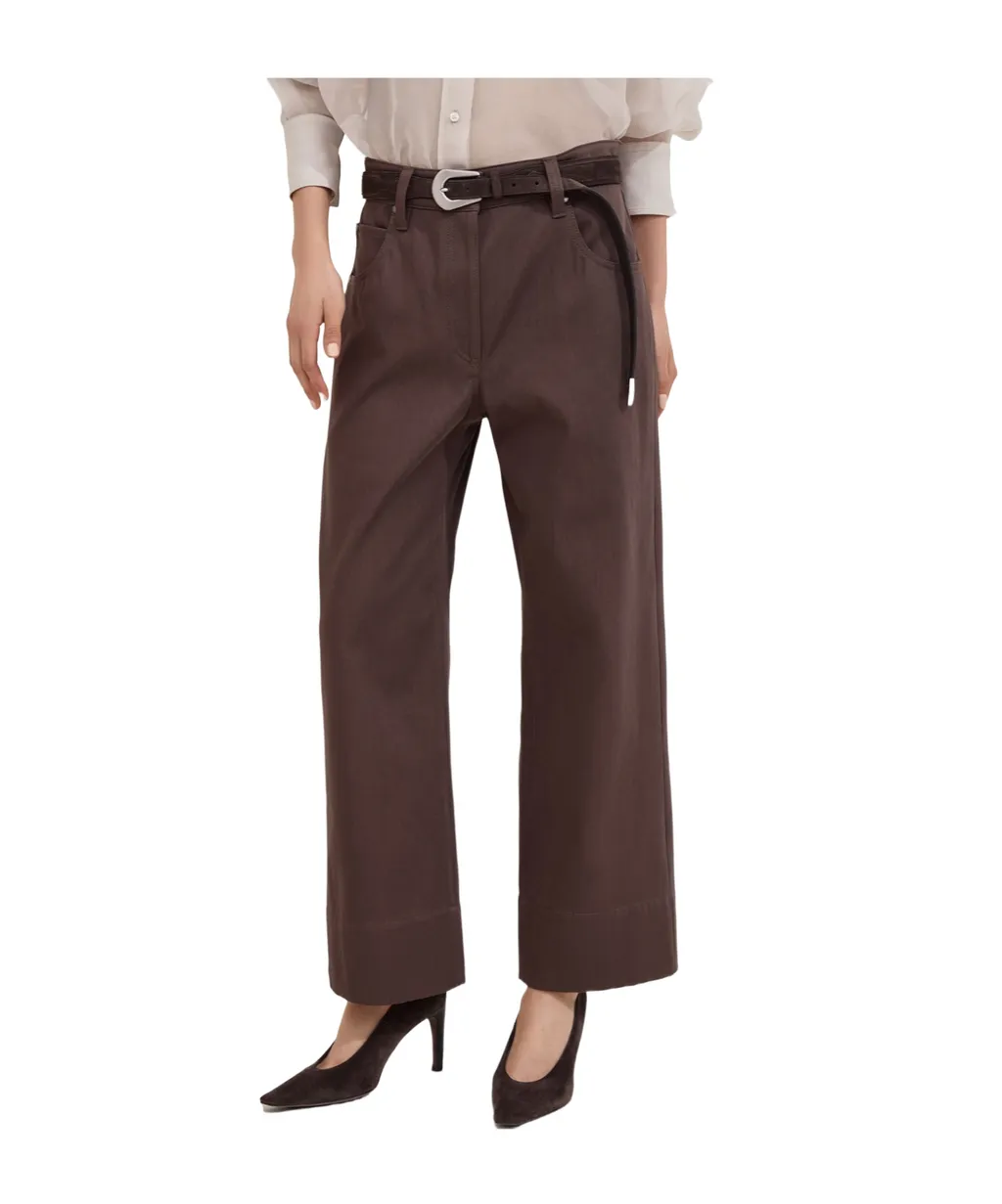 Pocketed Cotton Trousers