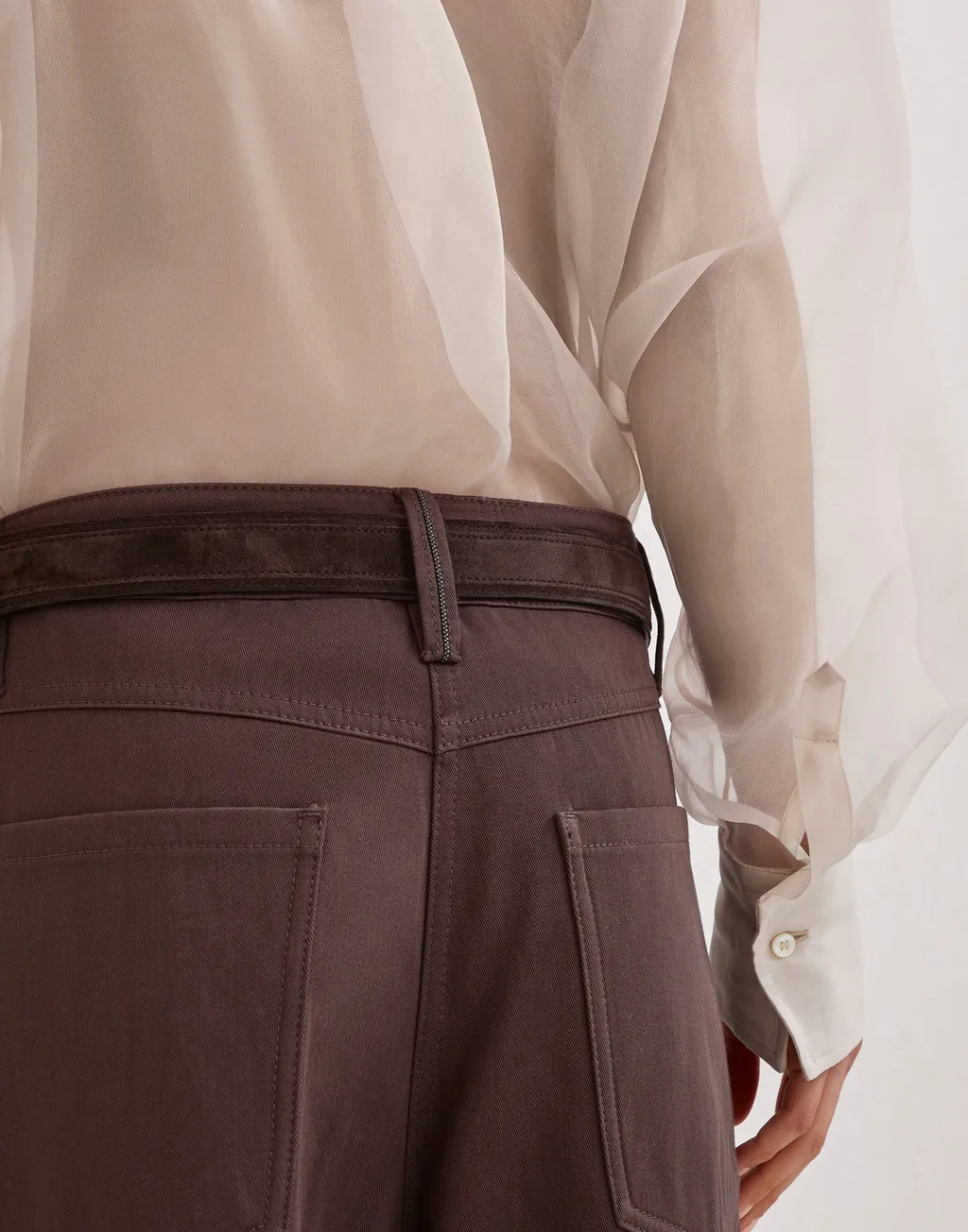 Pocketed Cotton Trousers