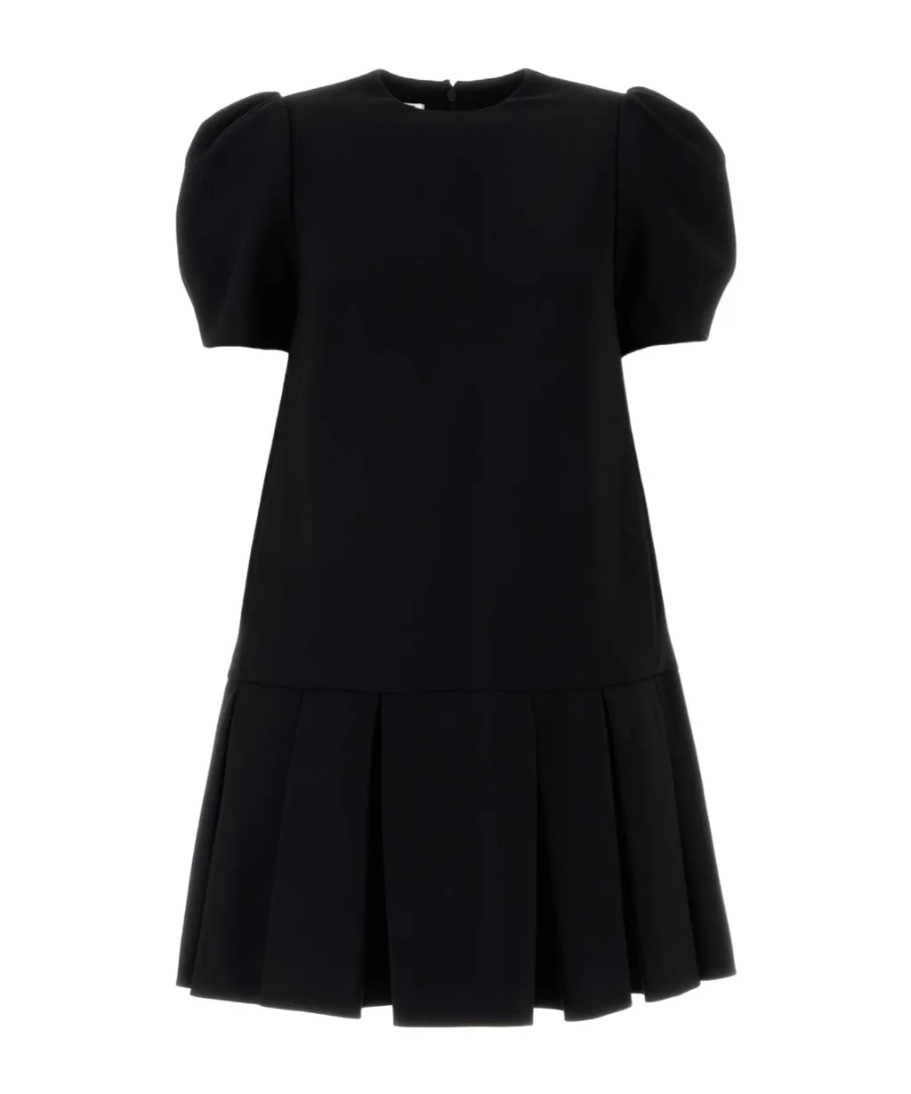 Moschino Crewneck Stretched Twill Dress