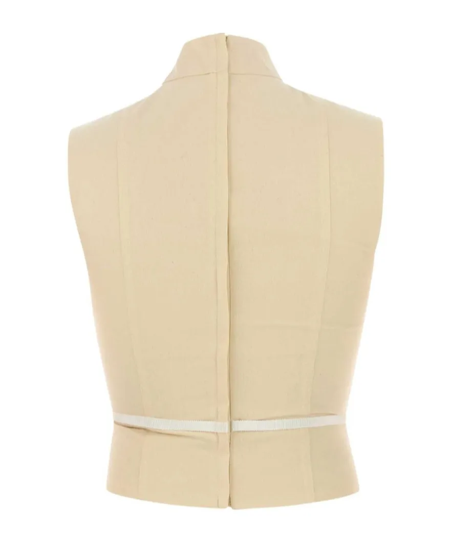 Moschino High Neck Sleeveless Top