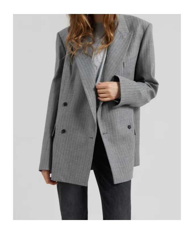 Long-Sleeved Suit Jacket