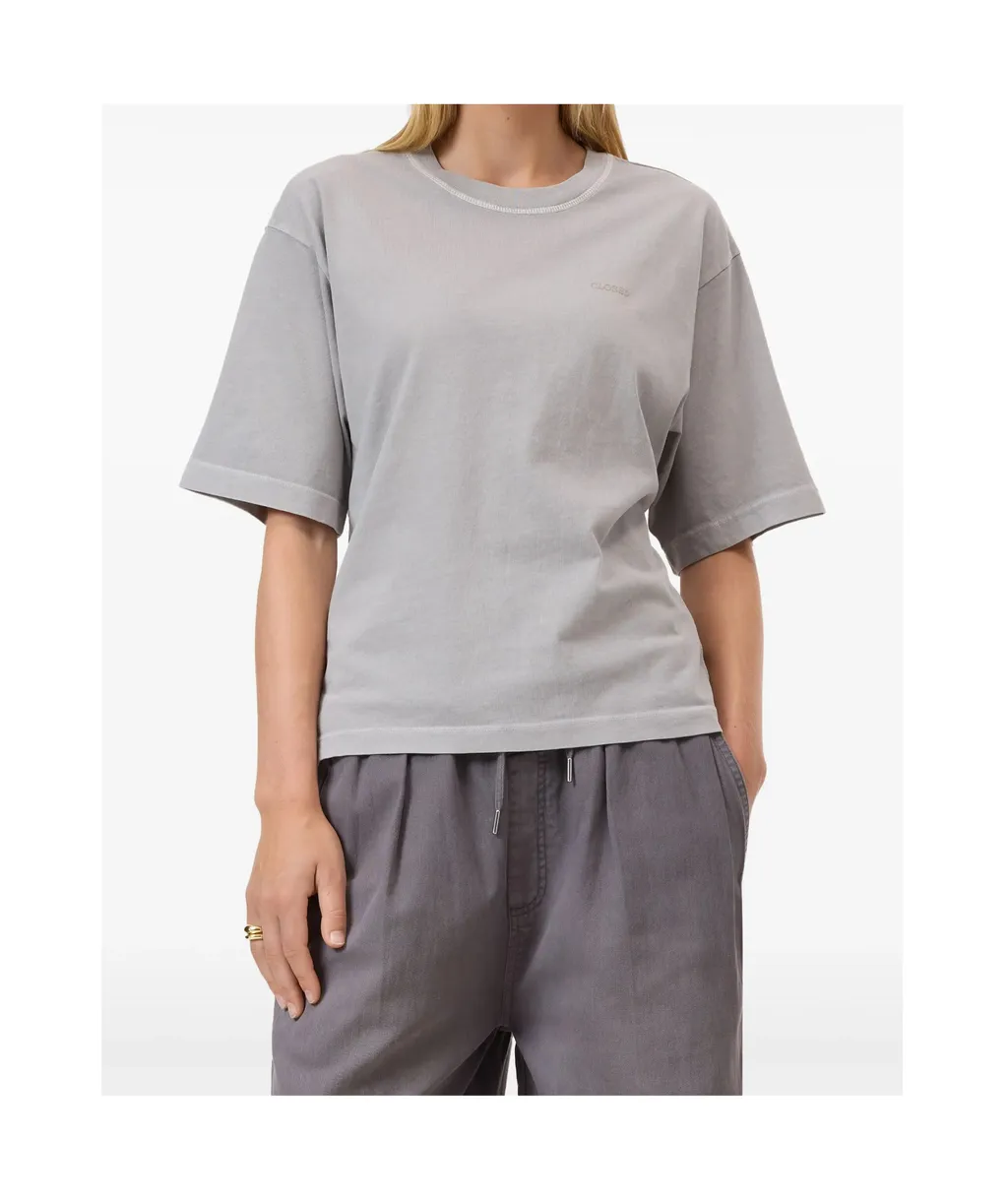 Trim-Detail Organic Cotton T-Shirt