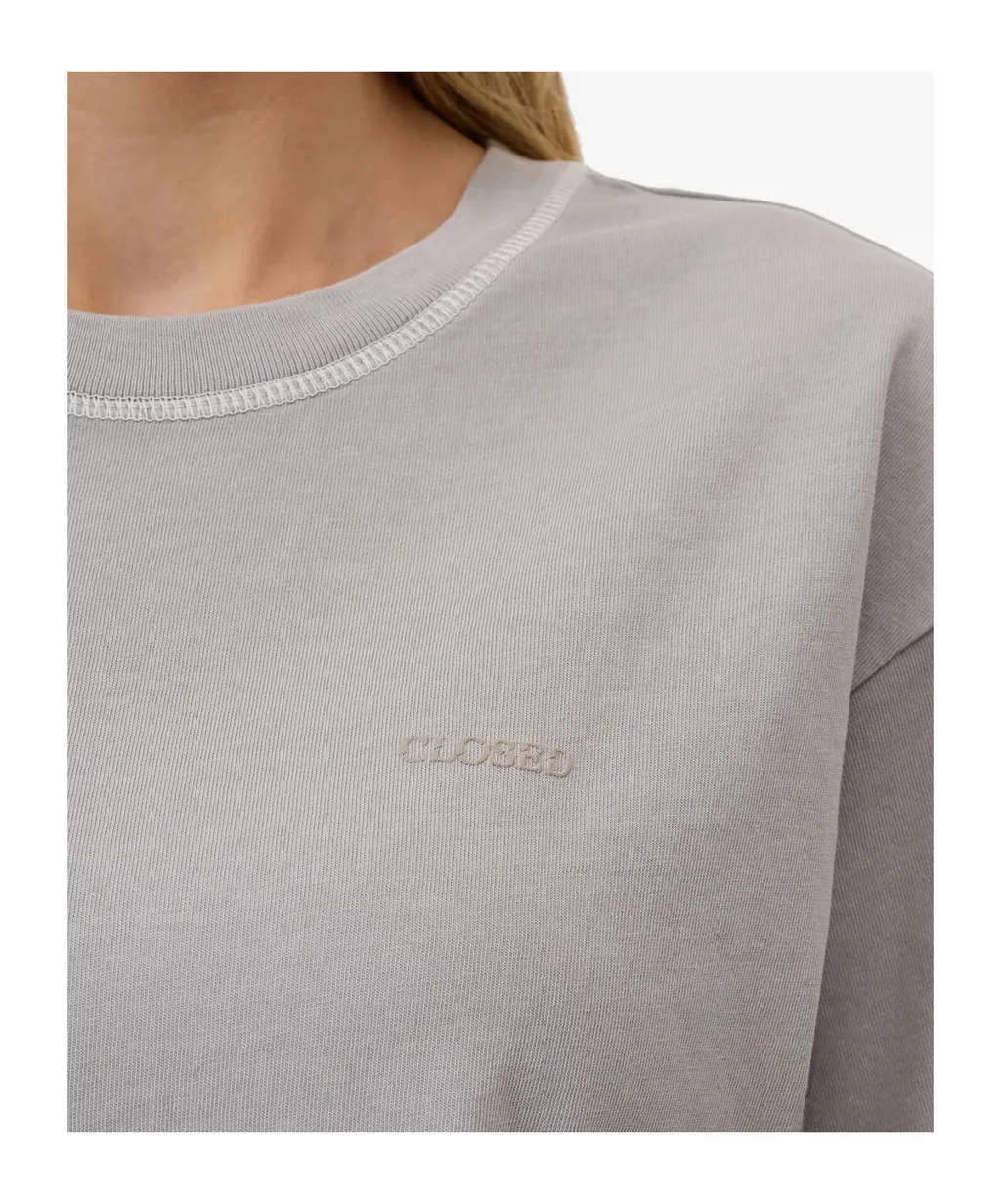 Trim-Detail Organic Cotton T-Shirt