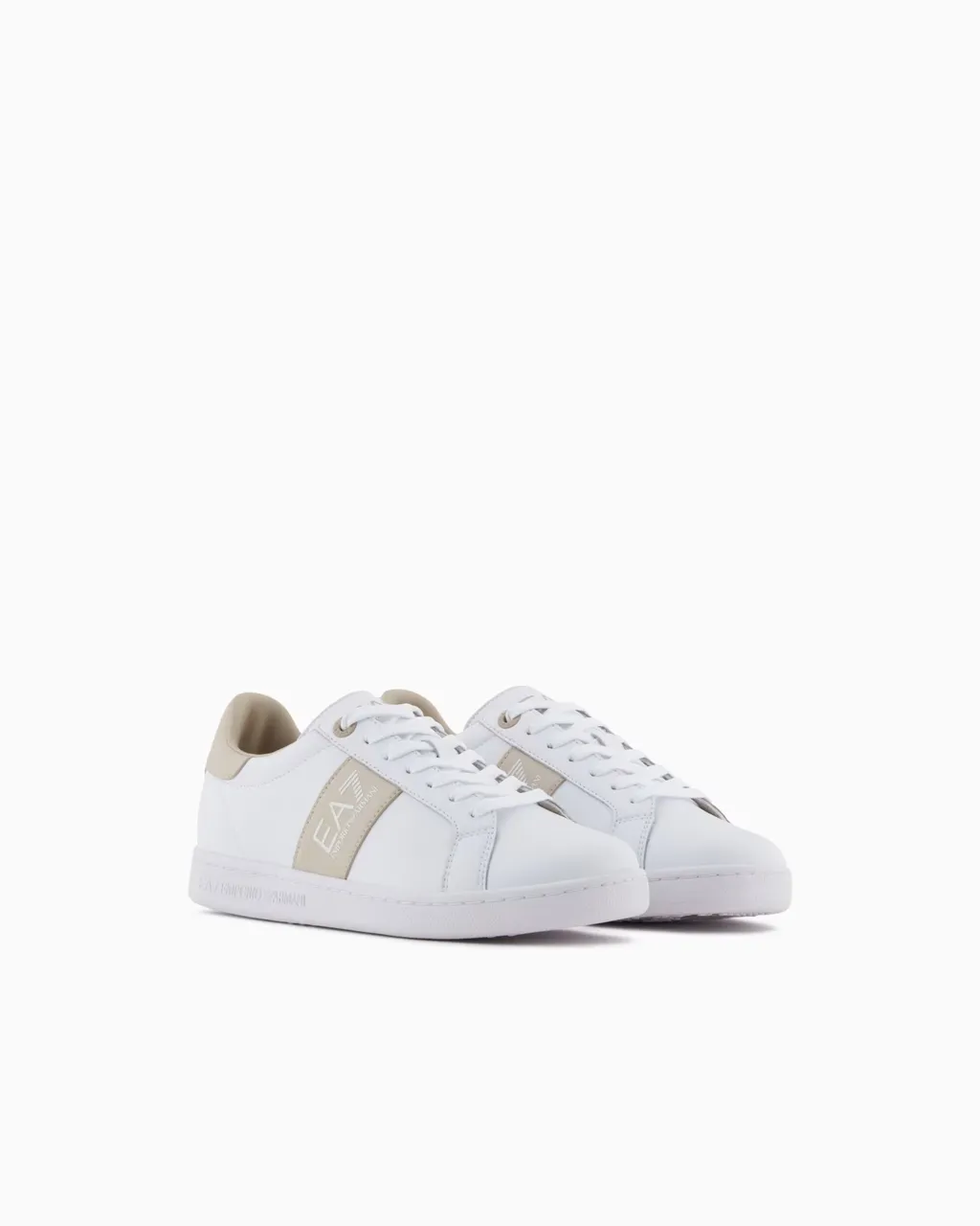 Ea7 Emporio Armani Logo Printed Low-Top Sneakers