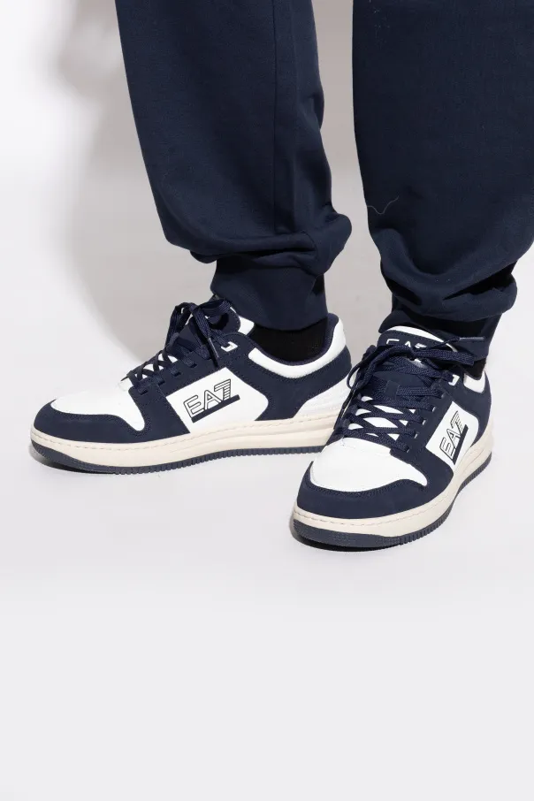 Ea7 Emporio Armani Logo Printed Low-Top Sneakers