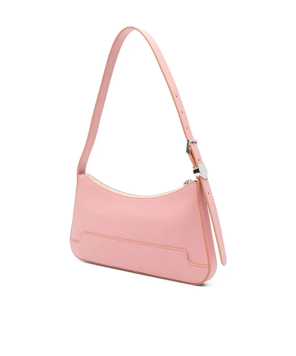 Zip-Fastening Shoulder Bag