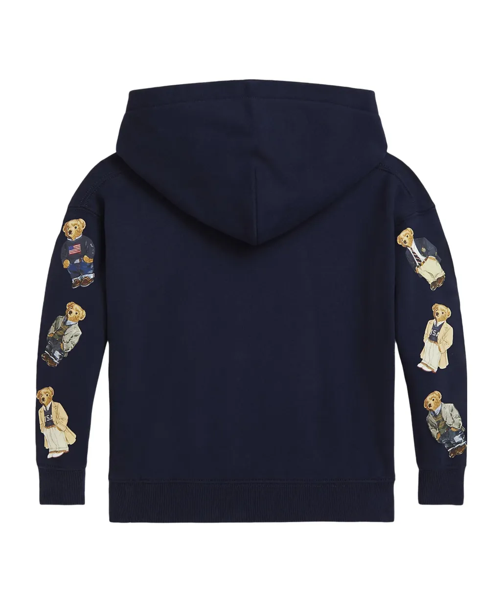 Polo Ralph Lauren Kids Bear-Print Logo Hoodie