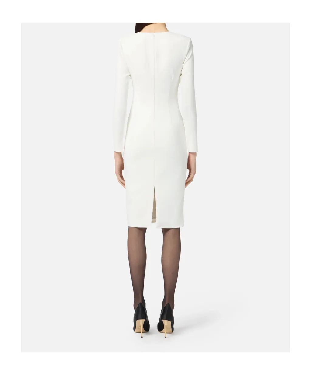Elisabetta Franchi Chain Embellished Midi Dress
