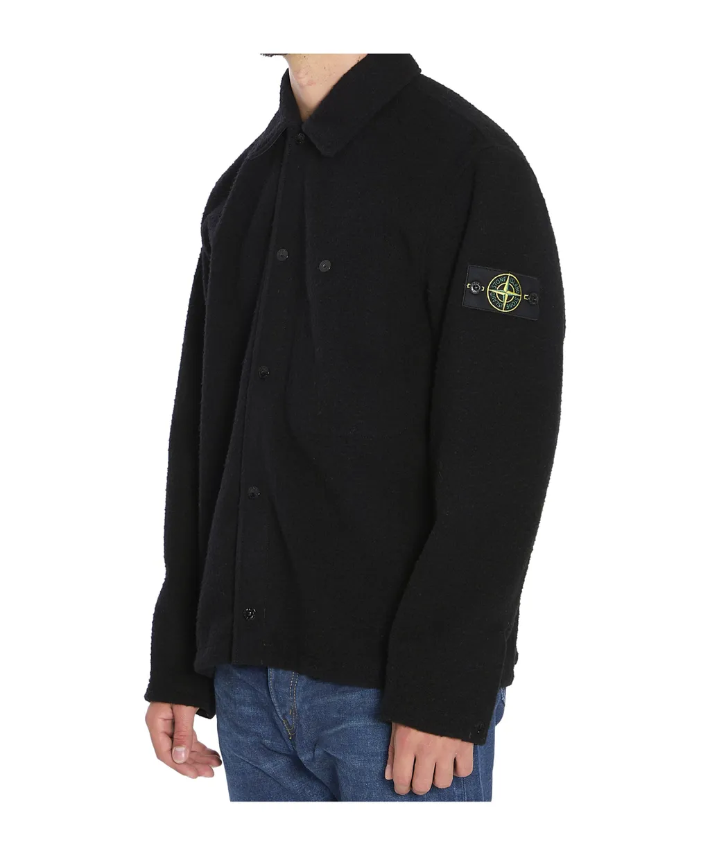 Stone Island Logo Patch Overshirt