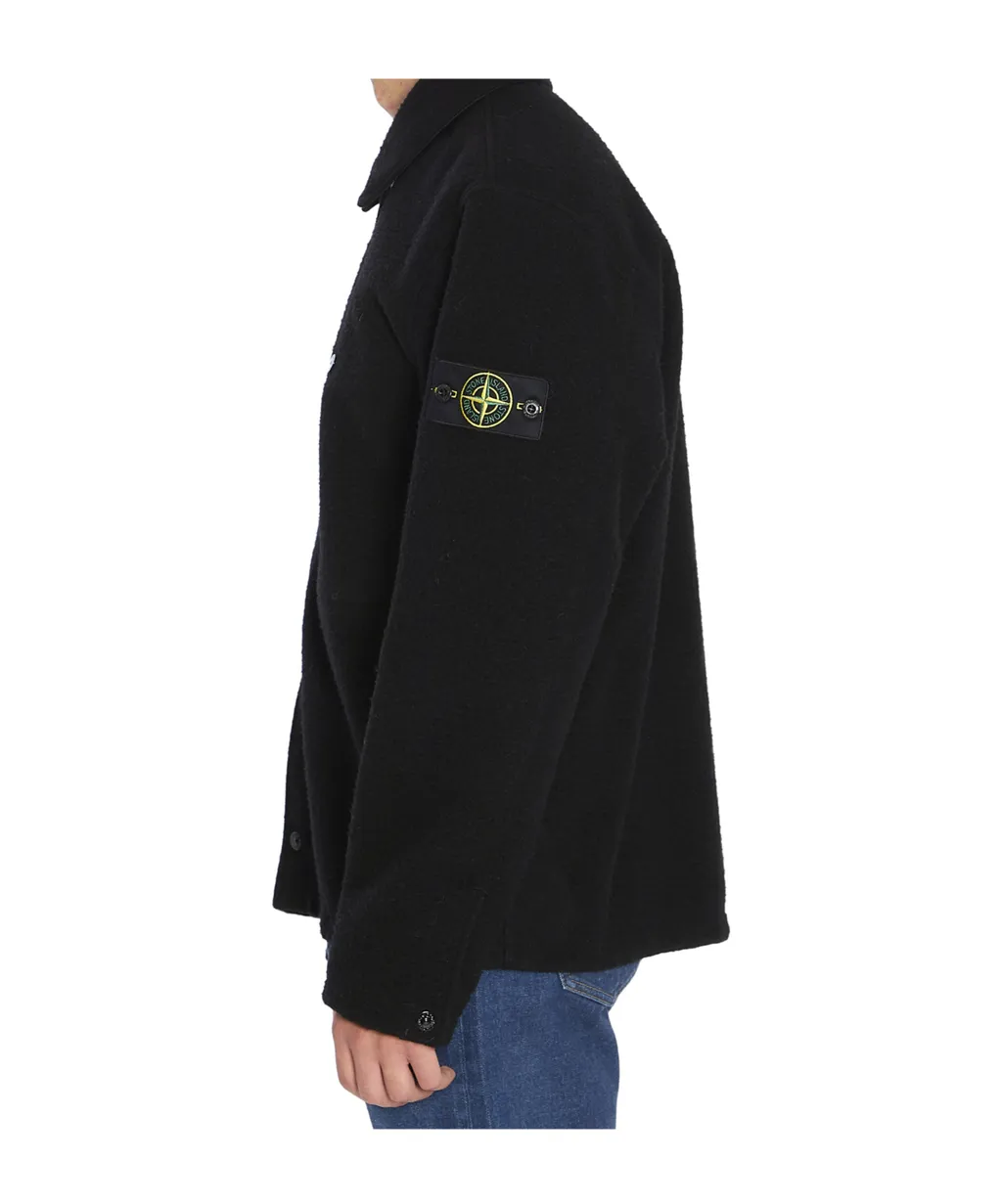 Stone Island Logo Patch Overshirt