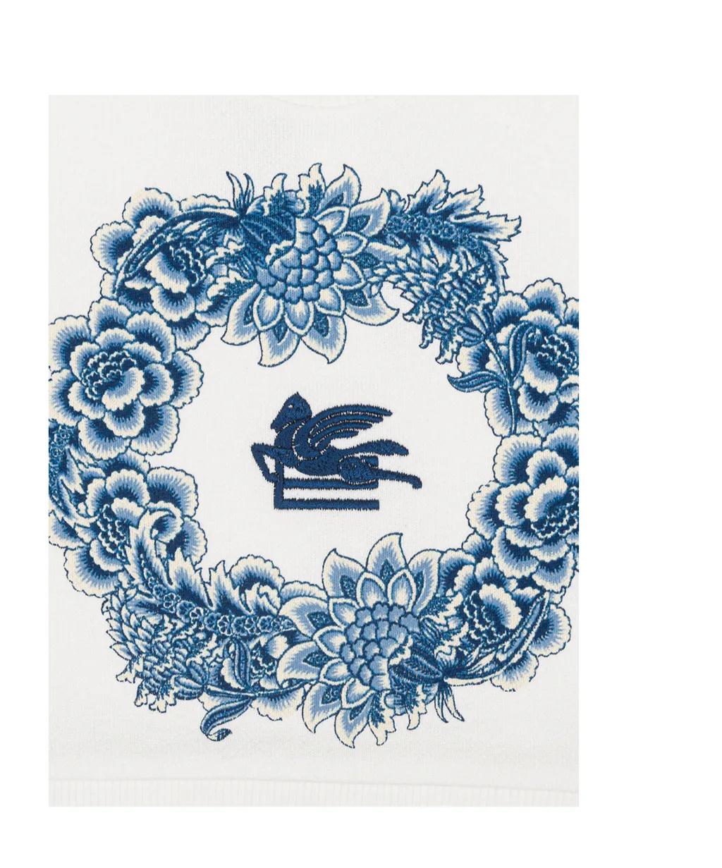 Pegasus-Embroidered Sweatshirt