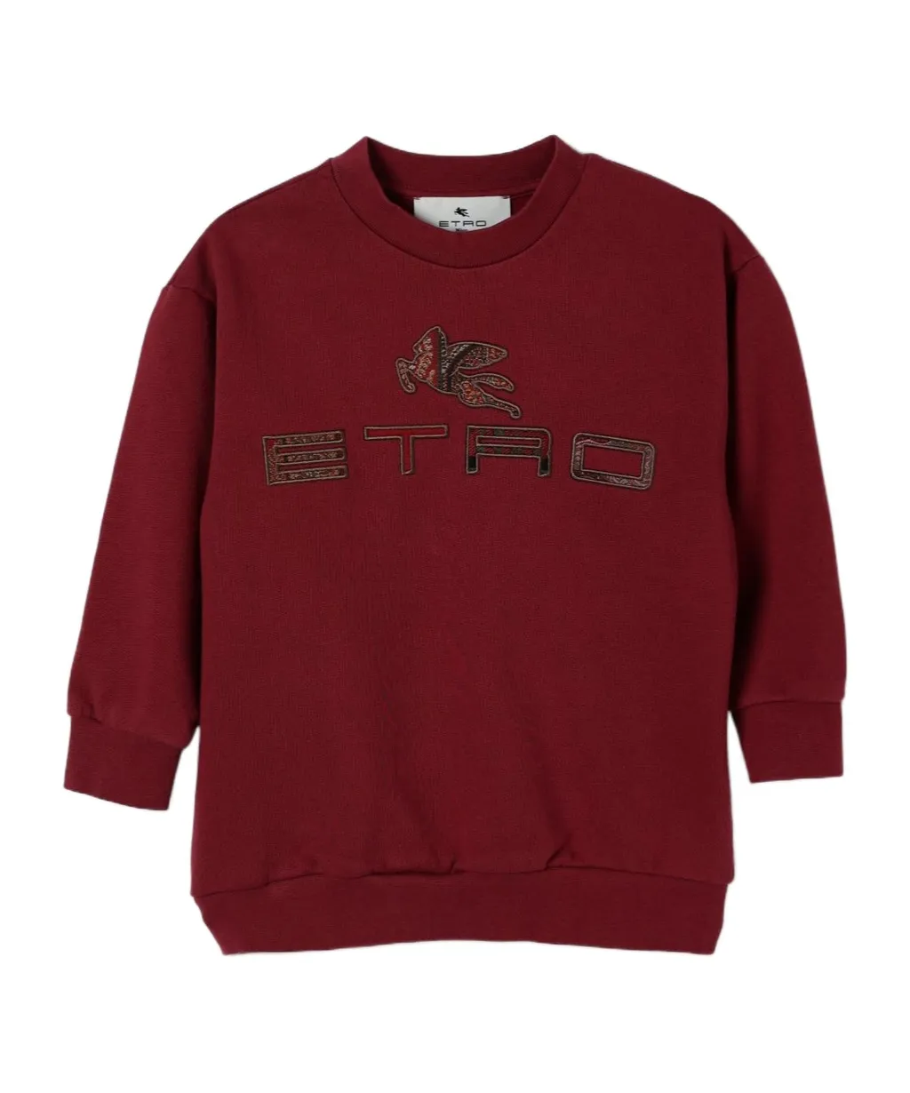 Embroidered-Logo Sweatshirt