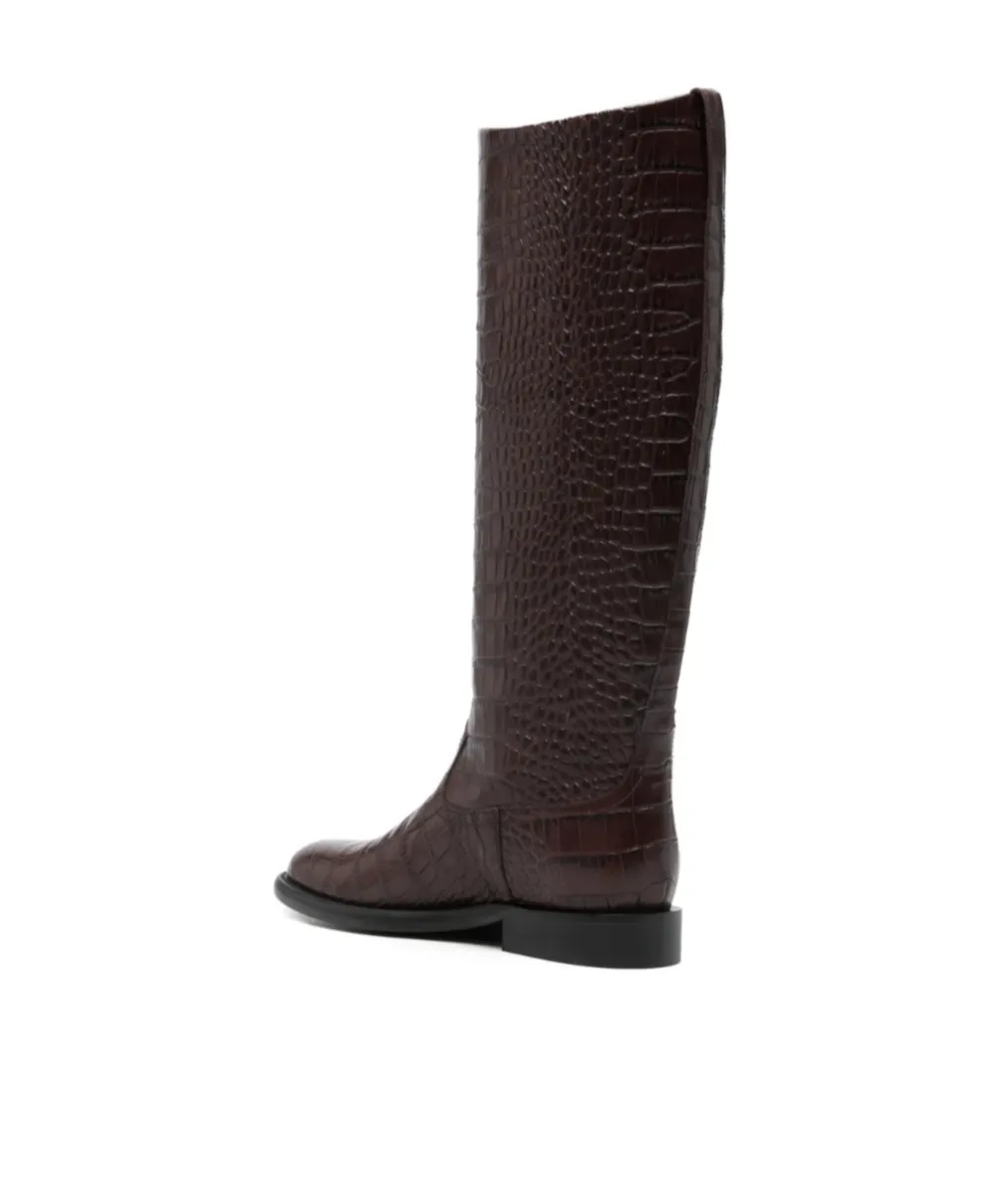 Montana Croc-Effect Montana Boots