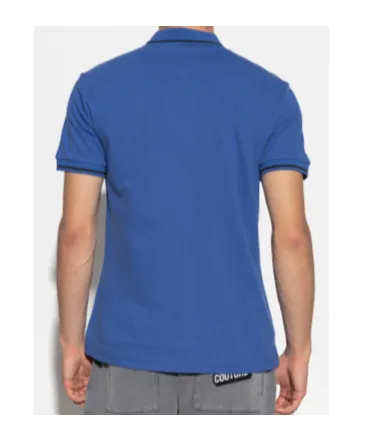 Versace Jeans Couture Logo Embroidered Short-Sleeved Polo Shirt