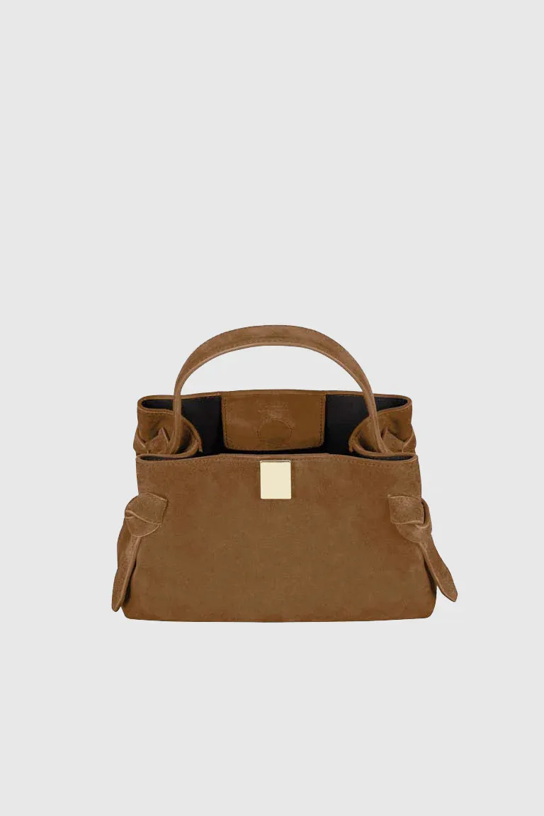 Gyoza Suede Cross Body Bag