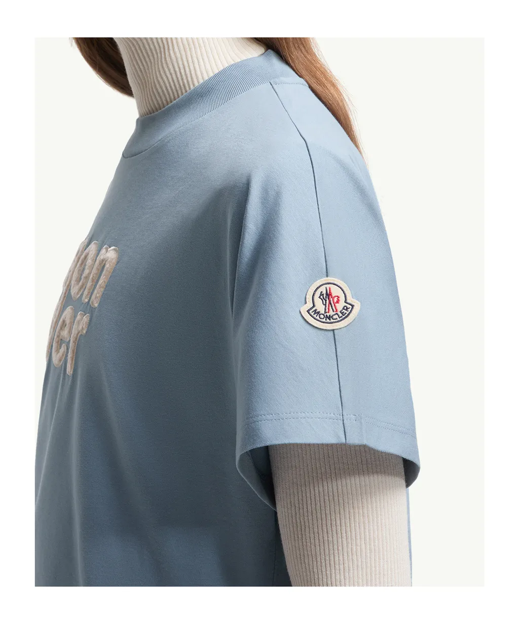 Teddy Logo Cotton T-Shirt