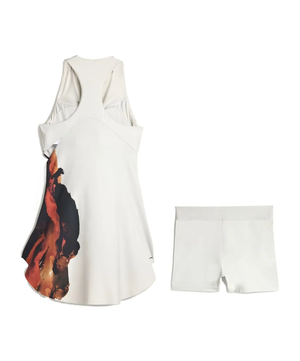 Abstract-Print Mini Dress