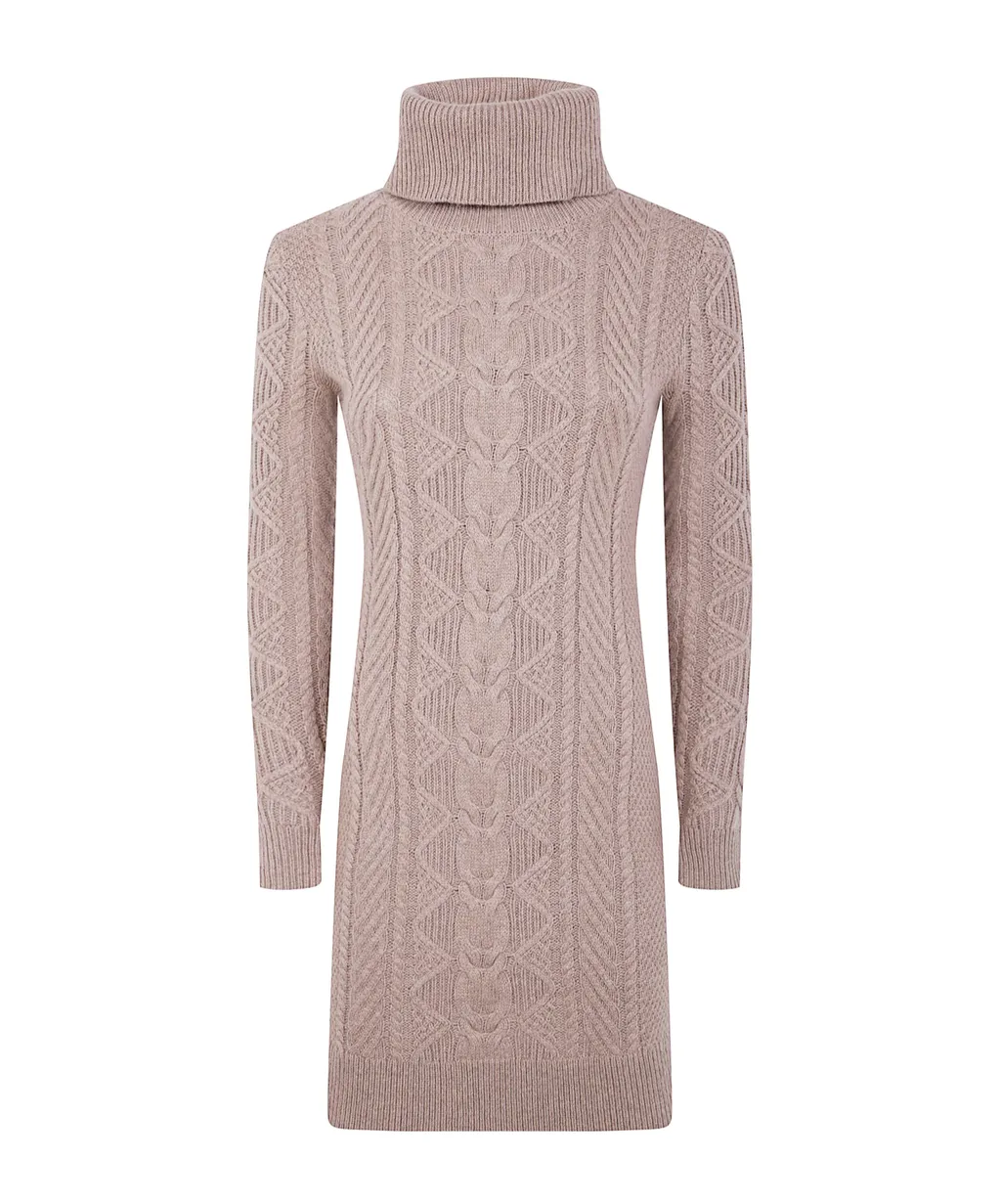 Lauren Ralph Lauren Roll-Neck Knitted Dress