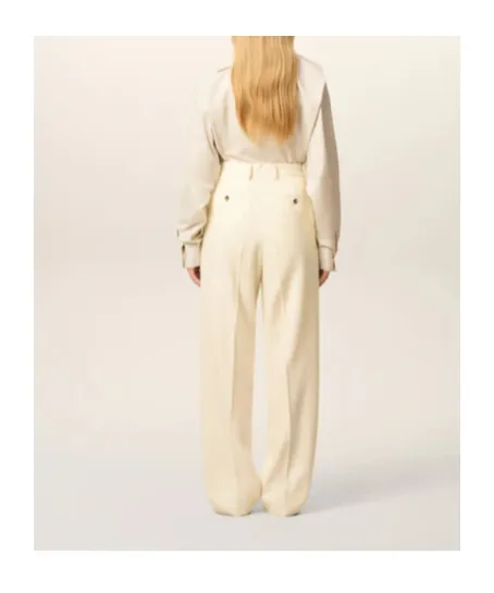 Ami Paris Wide Leg Trousers