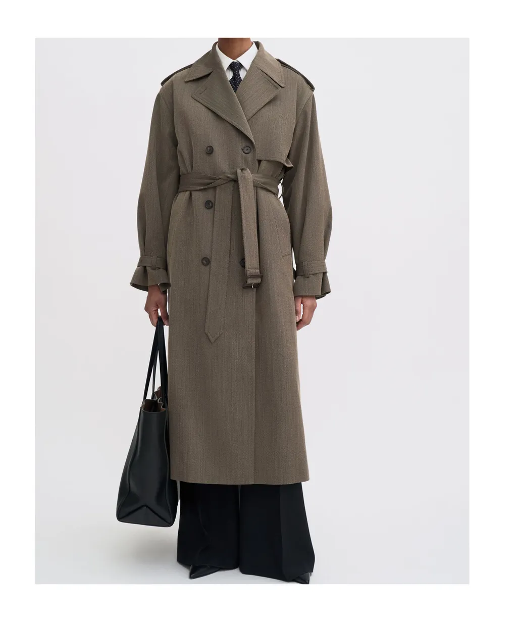 Filippa K Julia Double-Breasted Trench Coat