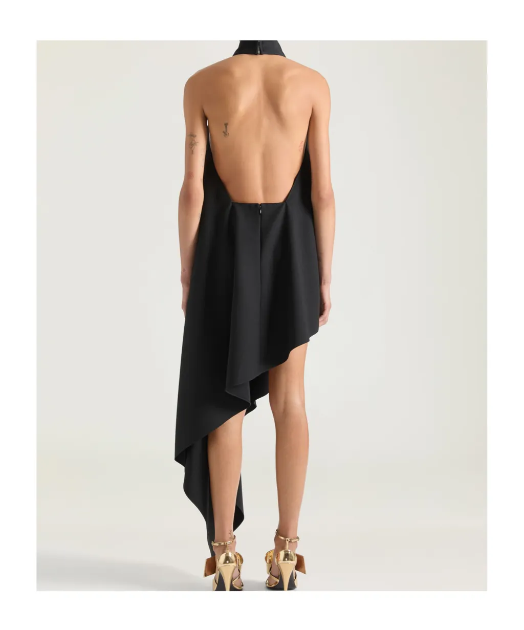 Givenchy Asymmetric Halterneck Dress