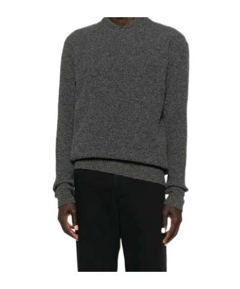 Crew Neck Long-Sleeved Sweater
