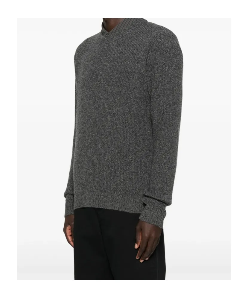 Crew Neck Long-Sleeved Sweater