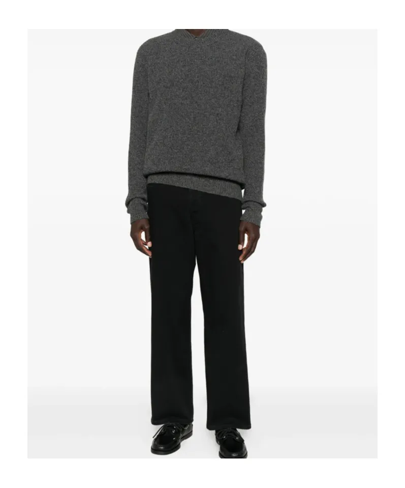 Crew Neck Long-Sleeved Sweater