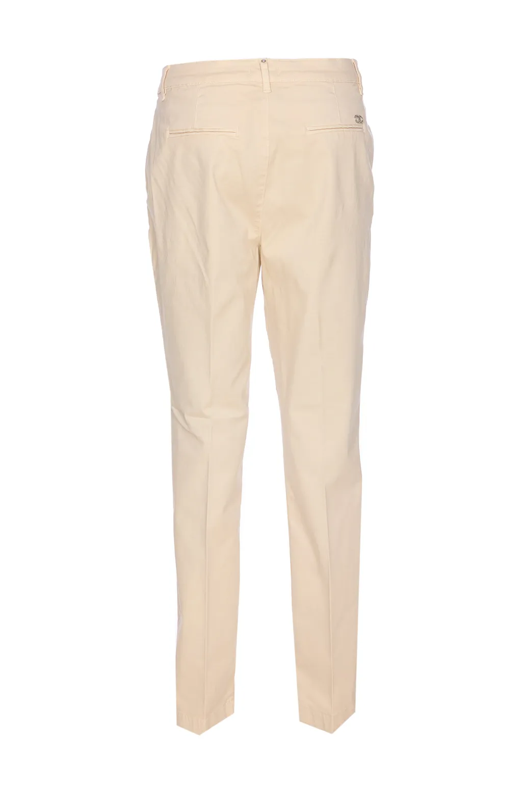 Button-Fastening Embellished-Pocket Trousers