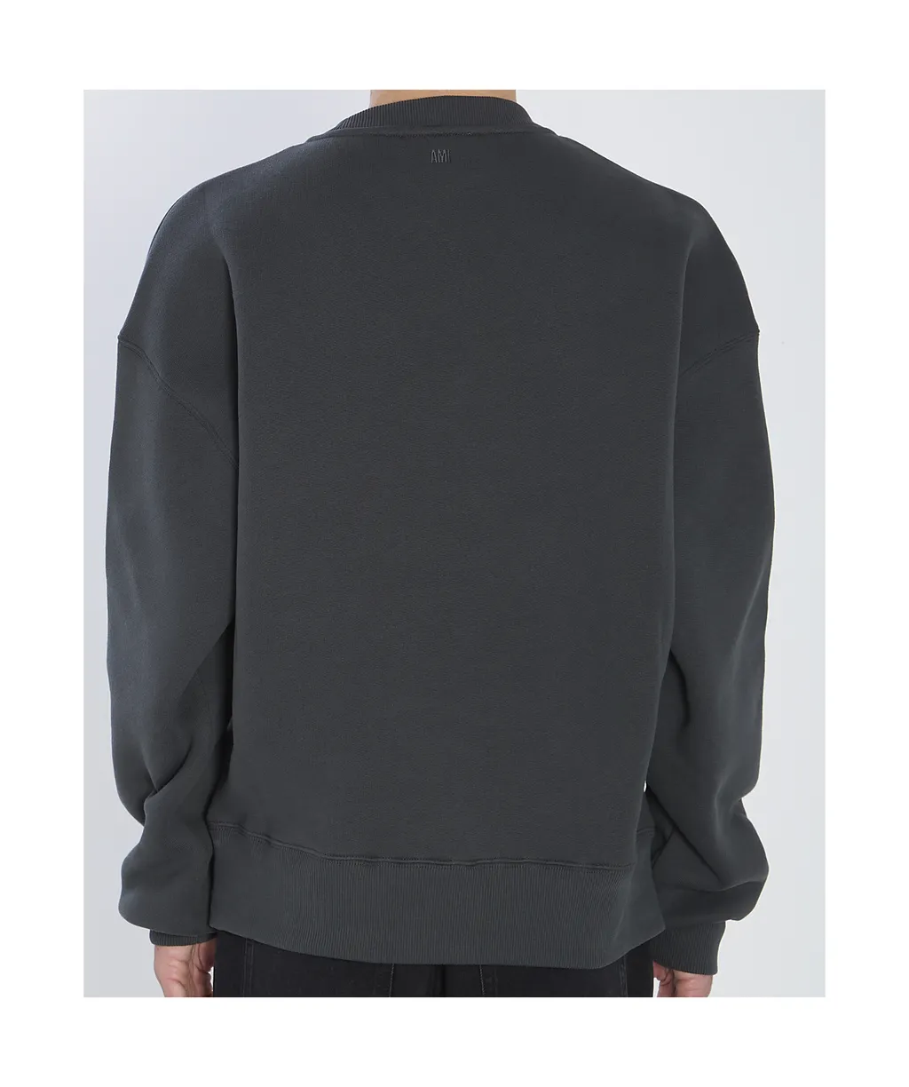 Ami Paris Ami De Coeur Logo Embossed Sweatshirt