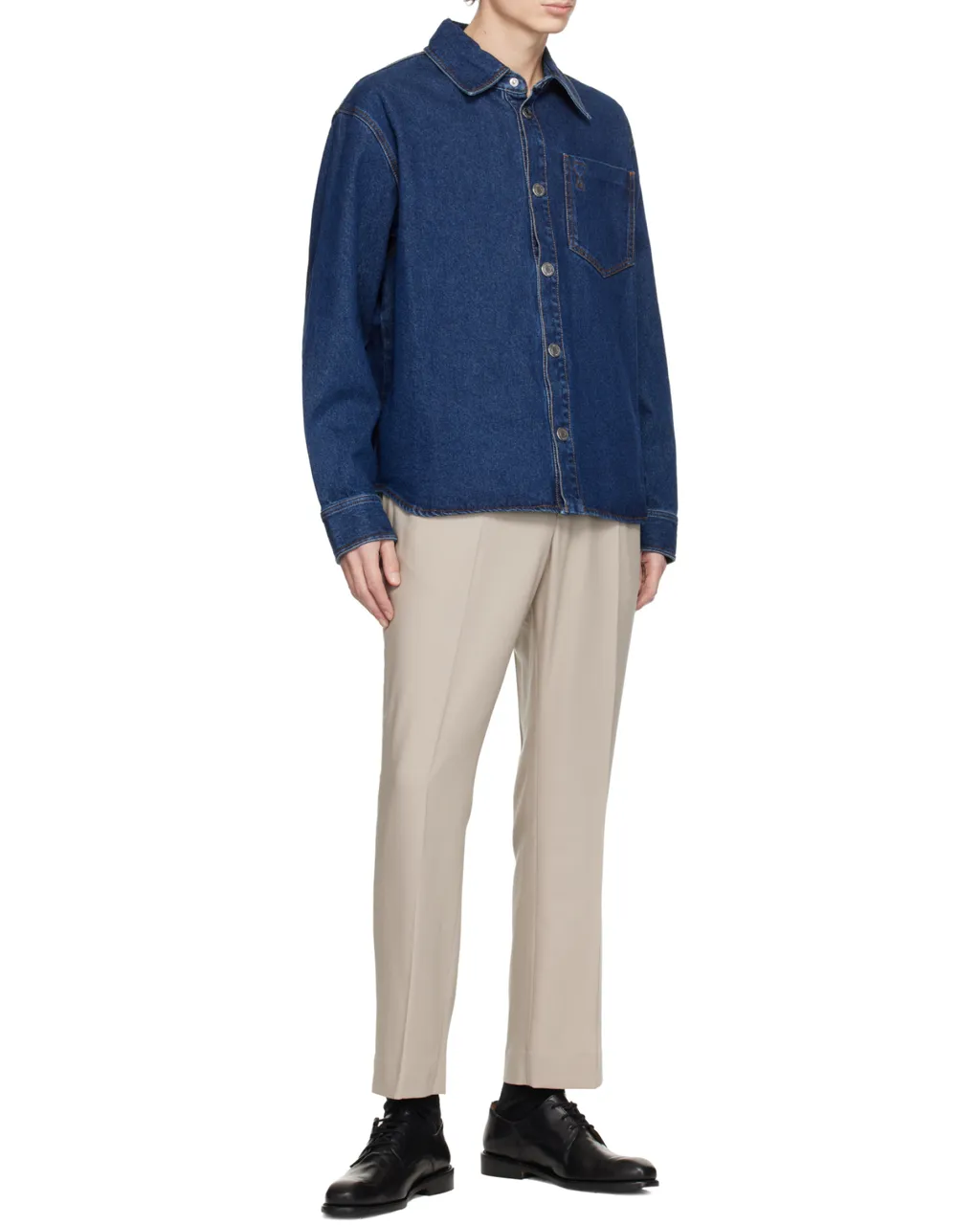 Ami Paris Elasticated Waist Trousers
