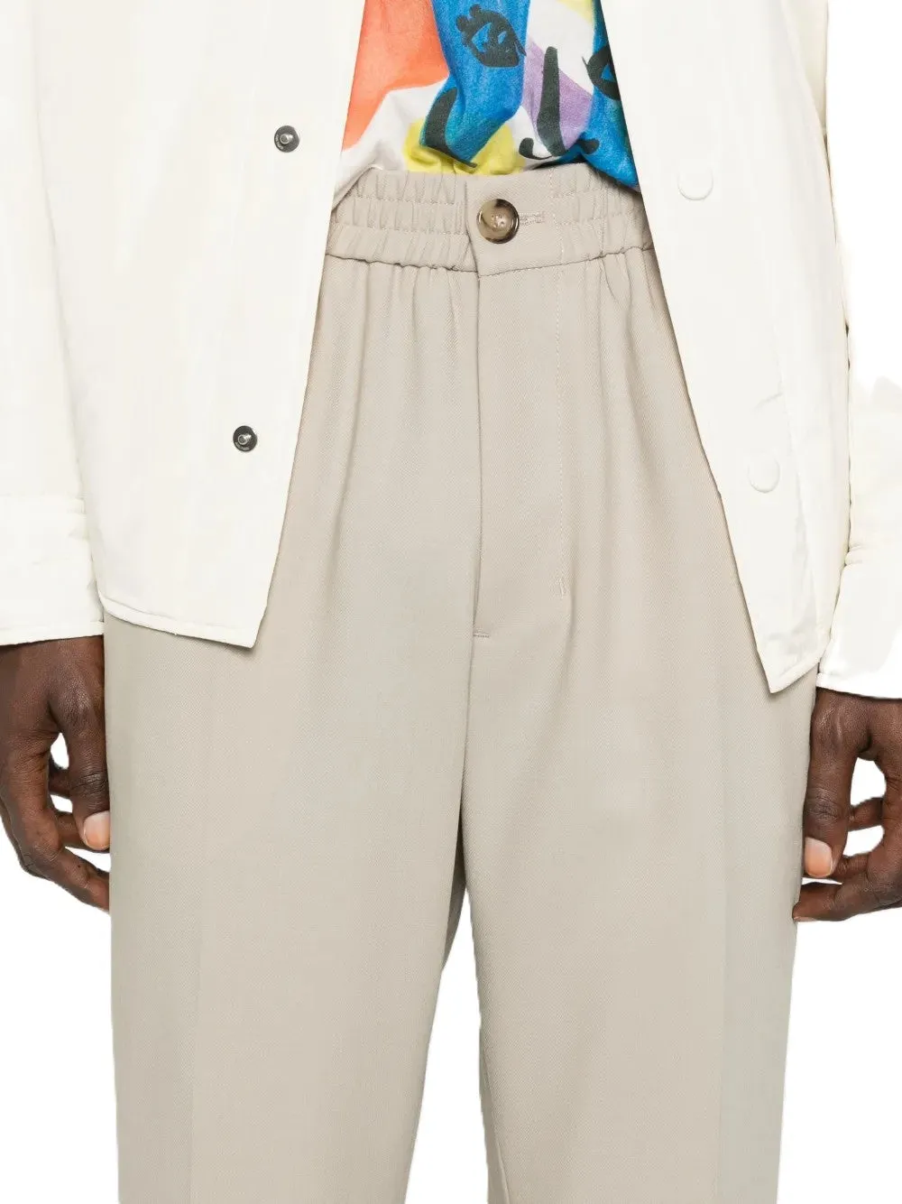 Ami Paris Elasticated Waist Trousers