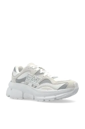 Ea7 Emporio Armani Mesh Panelled Chunky Sneakers