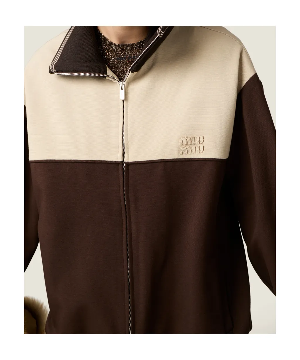 Miu Miu Zipped Sweatshirt