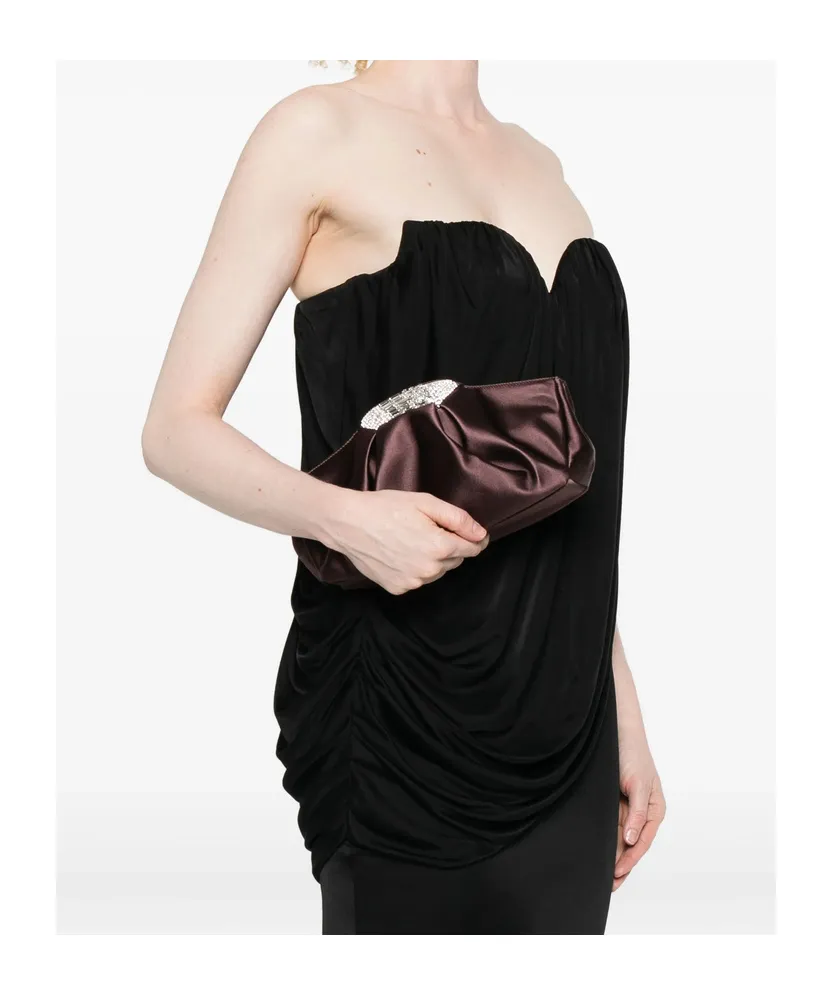 Giuseppe Zanotti Gz Dumpling Crystal Clutch Bag