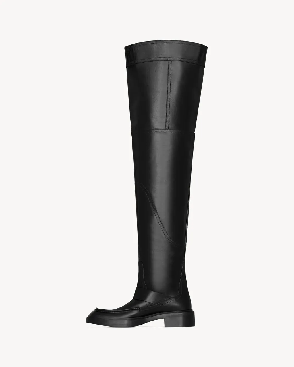 Joe Over-The-Knee Boots In Smooth Leather