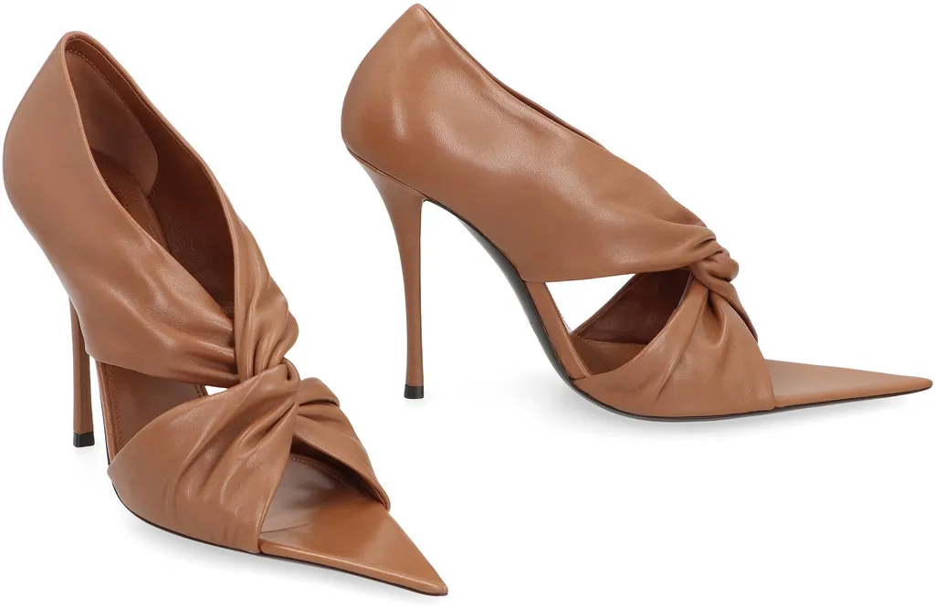 Saint Laurent Giannutri Pointed Toe Sandals