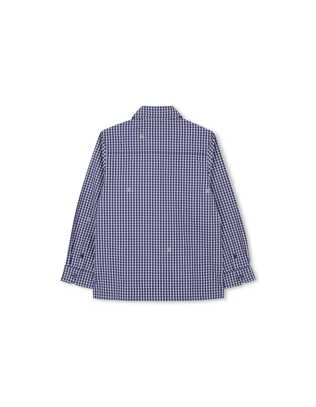 Checked Button-Up Shirt