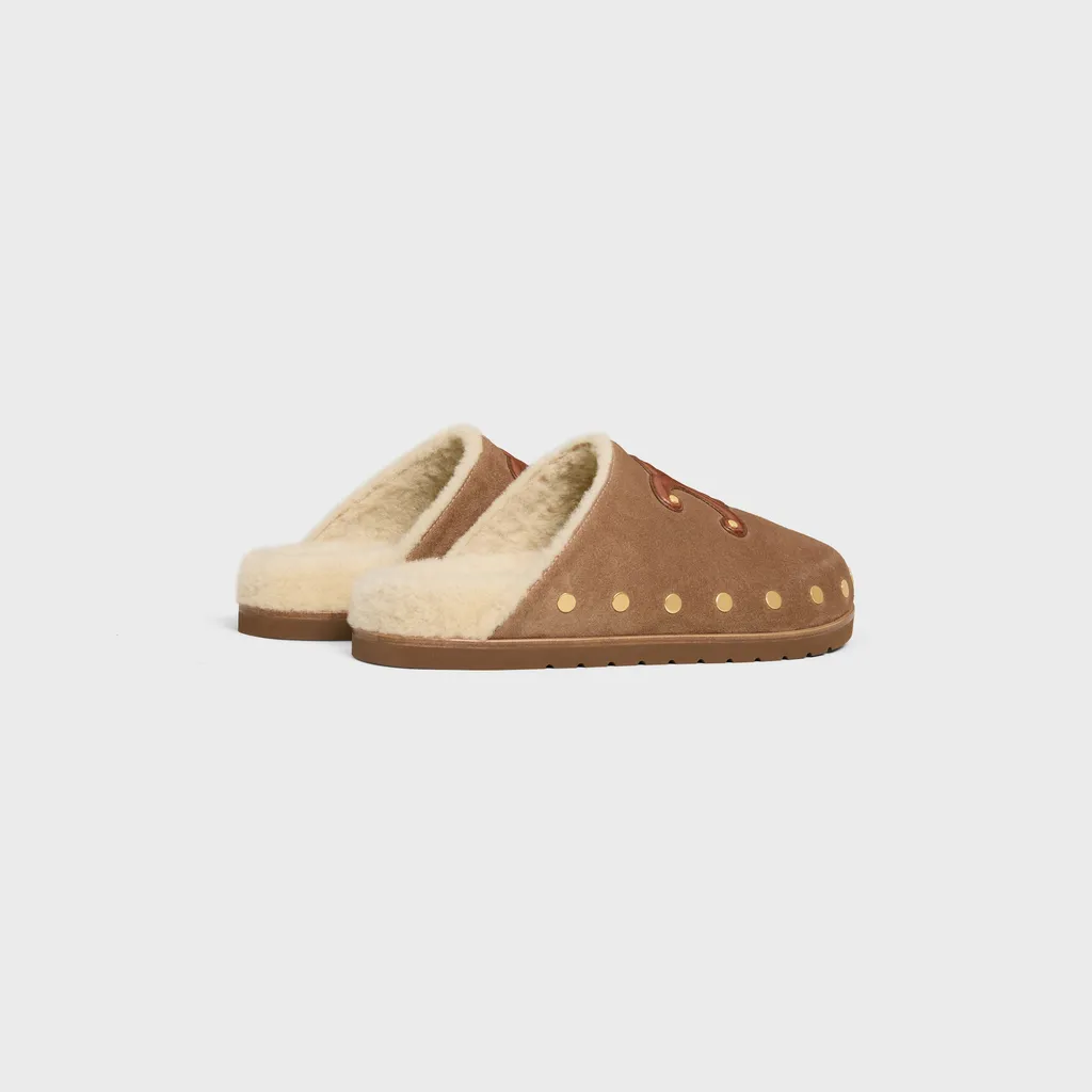 Celine Pitea Clog In Calfskin