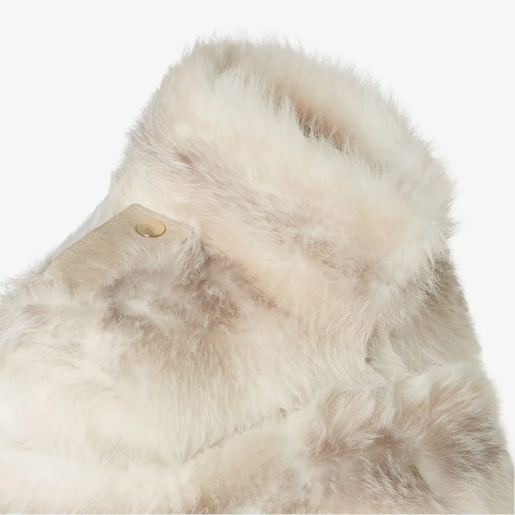 White ‘Dorsato’ Shearling Jacket