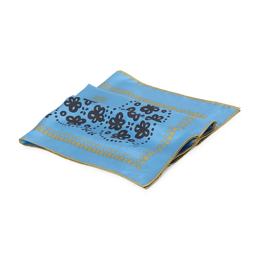 Patterned Silk Scarves