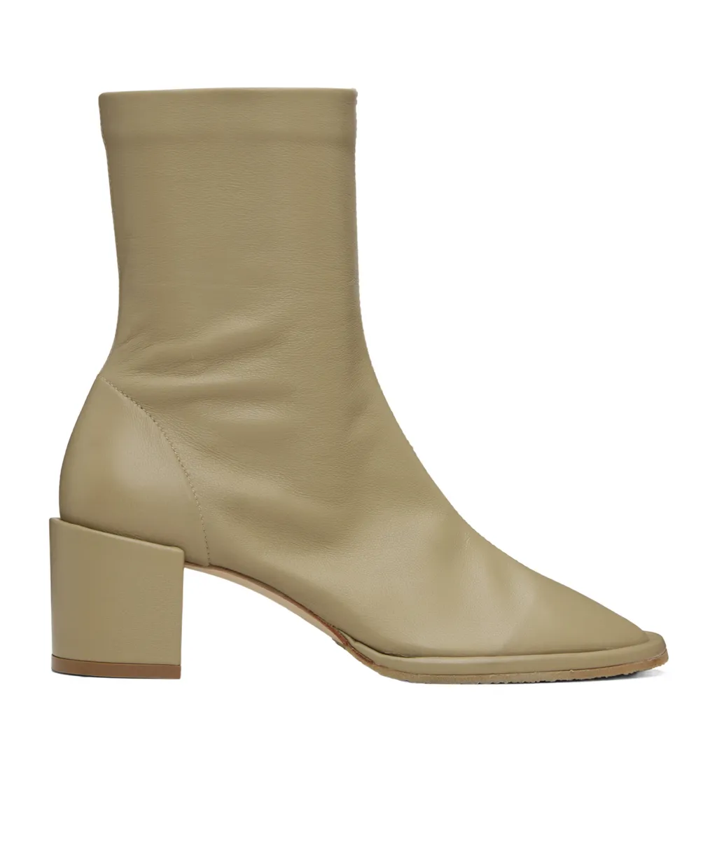 Josiah Sheepskin Nappa Leather Ankle Boots