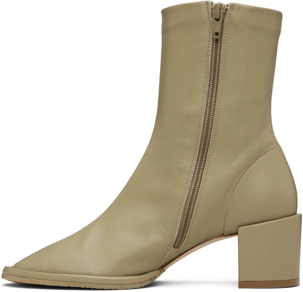 Josiah Sheepskin Nappa Leather Ankle Boots