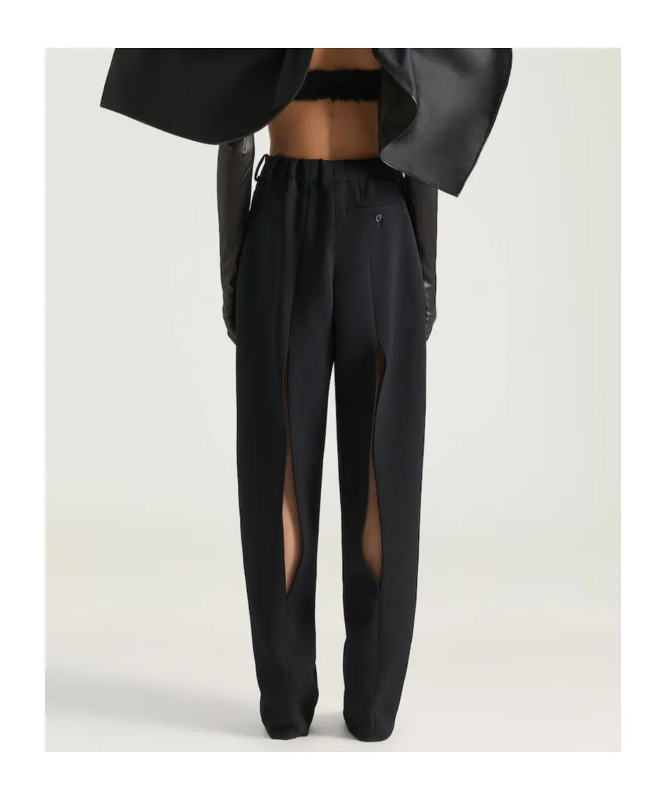 Givenchy Slashed Double Pleat Pants