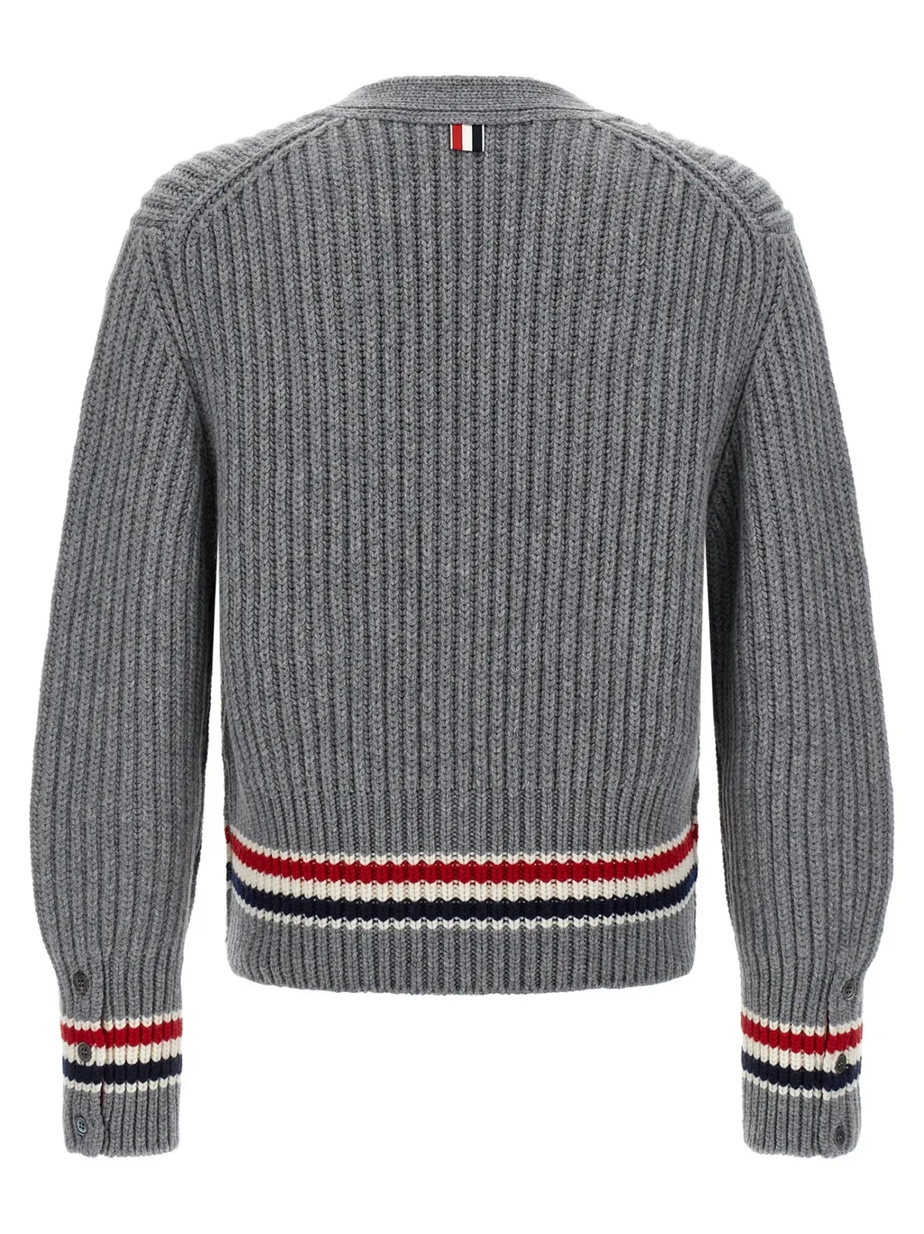 Thom Browne V-Neck Knitted Cardigan
