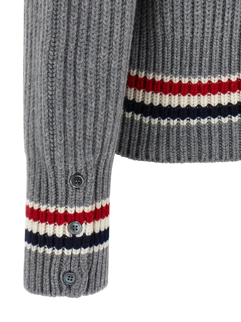 Thom Browne V-Neck Knitted Cardigan