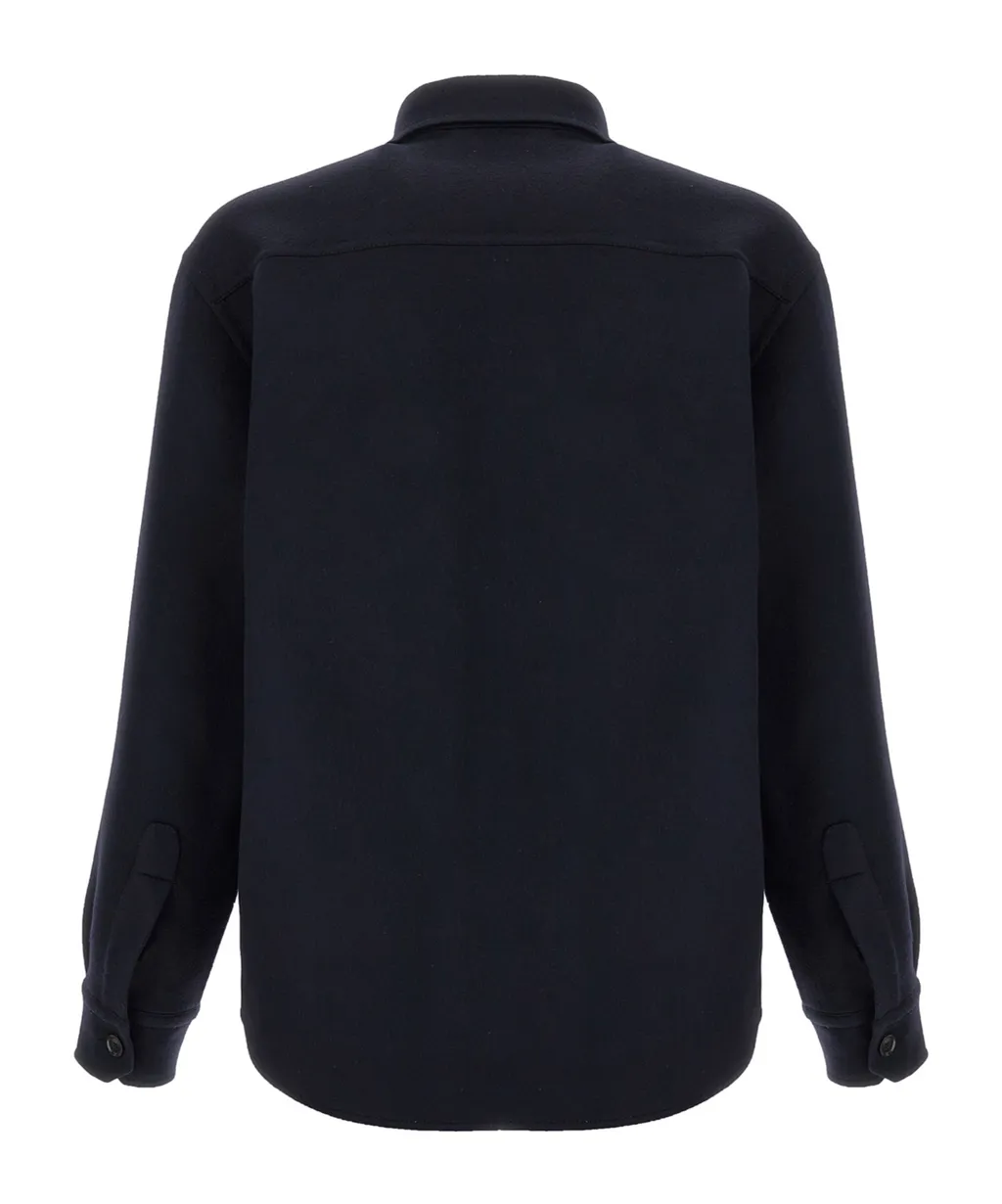 Brioni Vagabond Curved Hem Overshirt